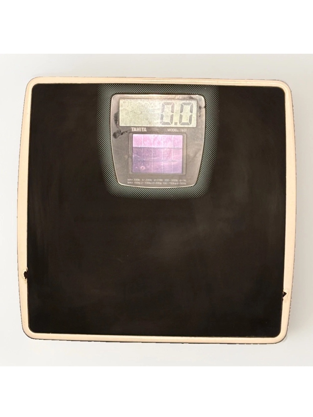 Vintage Tanita Model 1631 Digital Floor Scale 0-330lb Capacity Made In Japan